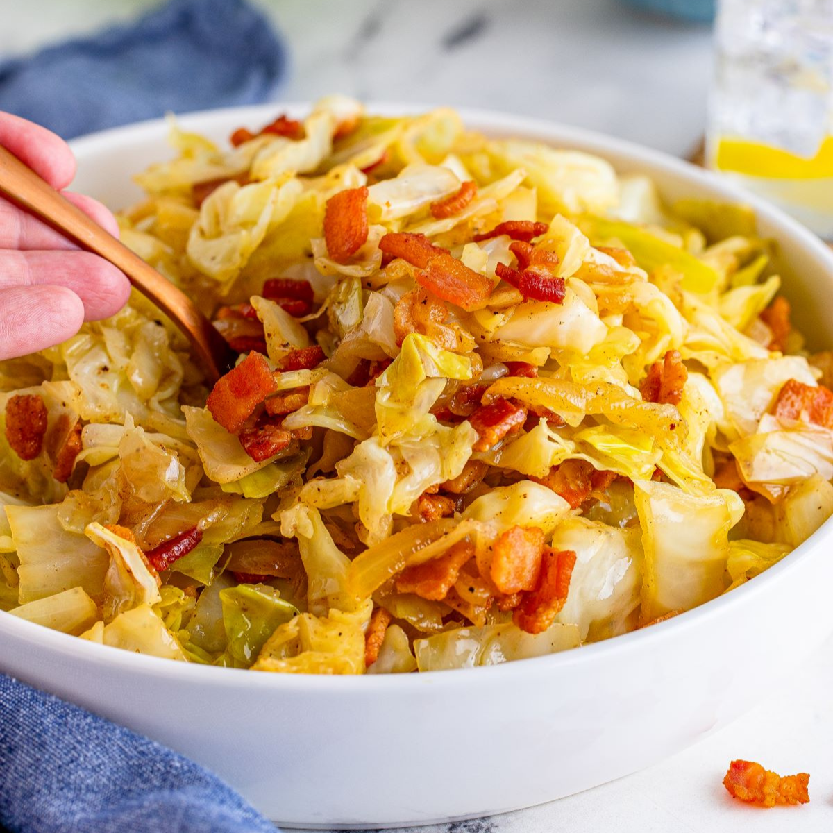 Bacon Fried Cabbage