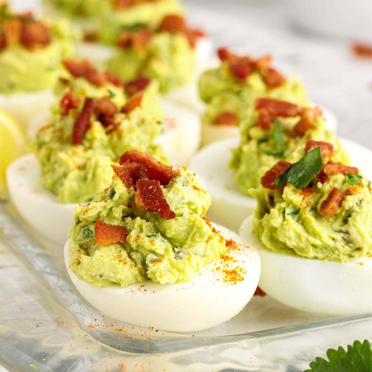 Avocado Deviled Eggs