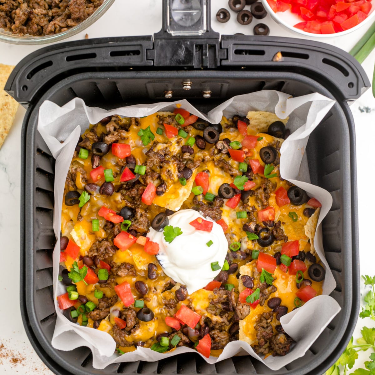 Air Fryer Nachos