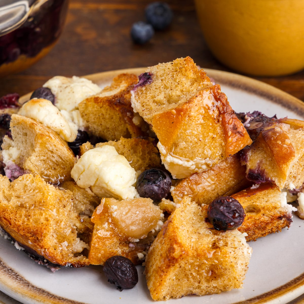 Blueberry French Toast Casserole