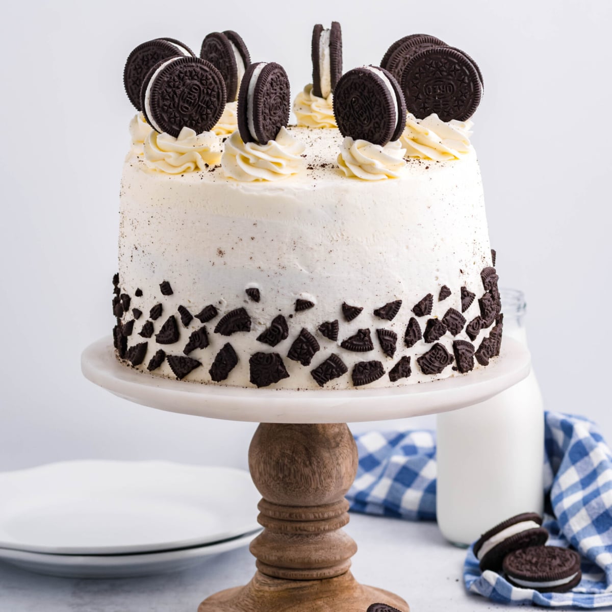 Double Stuffed Oreo Cake
