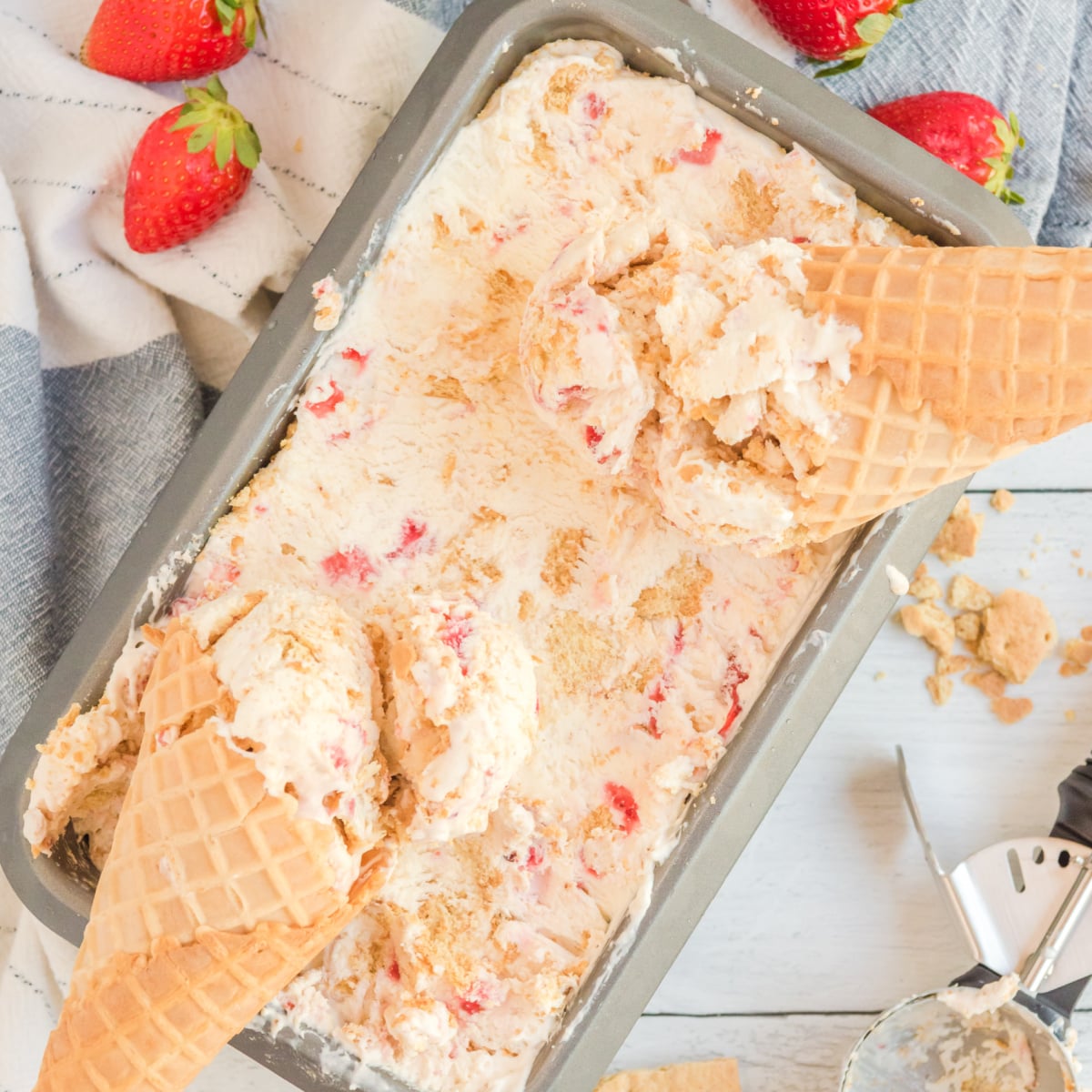Strawberry Cheesecake Ice Cream