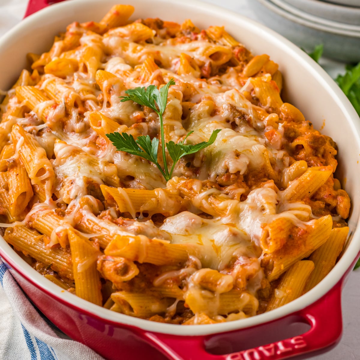 Pasta Fagioli al Forno