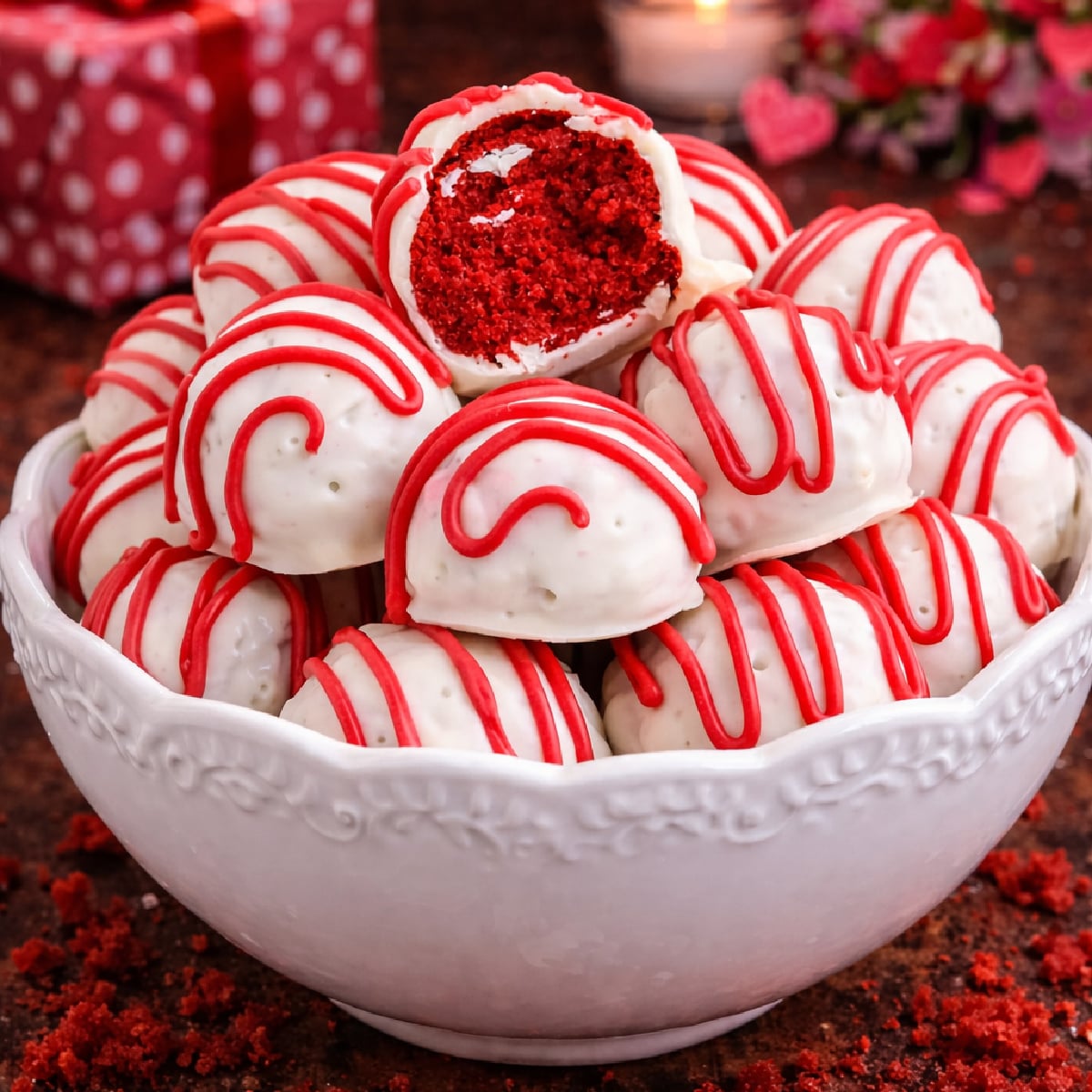 Red Velvet Cake Balls
