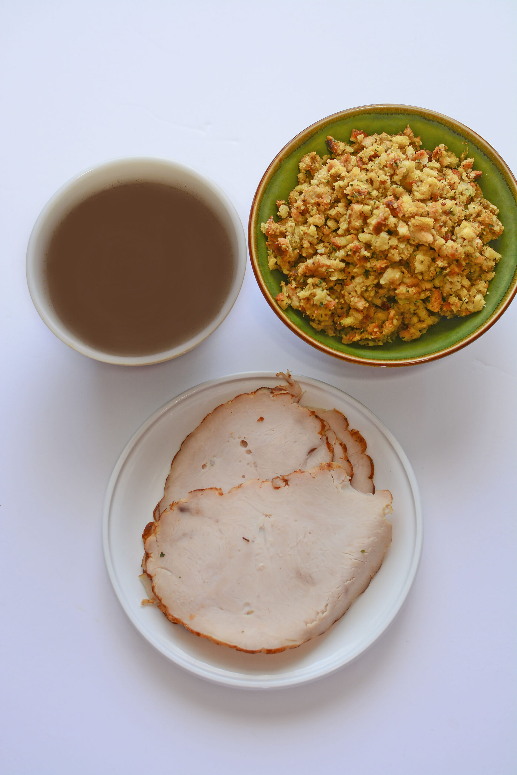 Overhead view of ingredients needed for this recipe. 