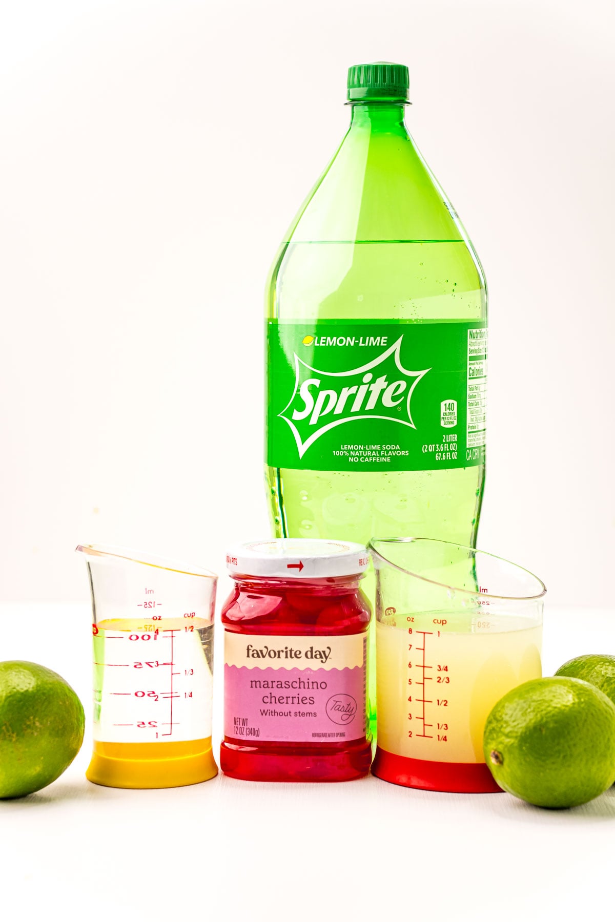Front view of he ingredients needed to complete this recipe.