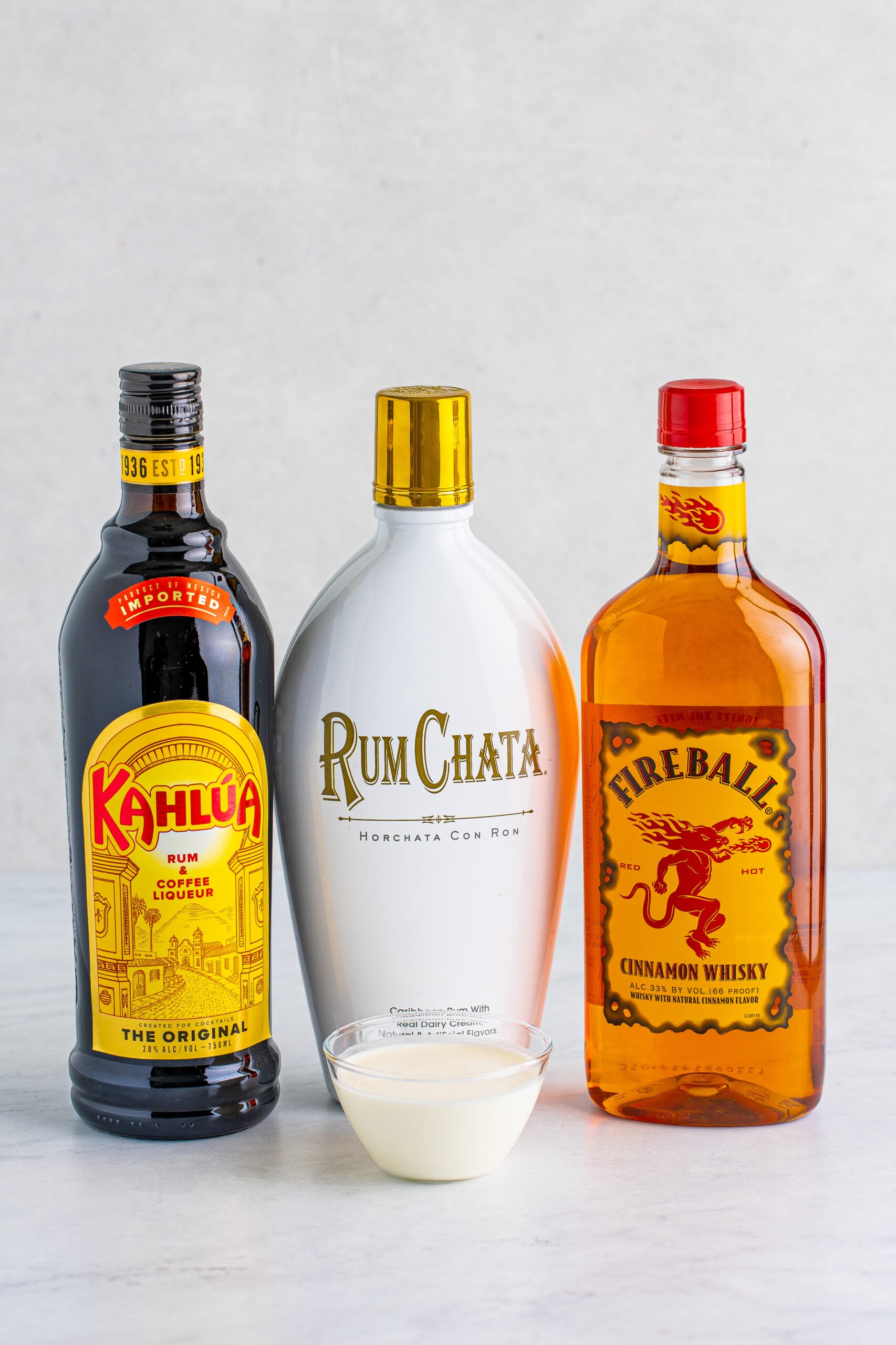 Front view of the ingredients needed to complete this recipe.