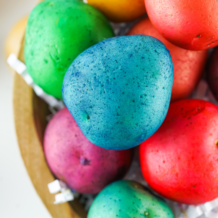 Dyed Easter Egg Potatoes