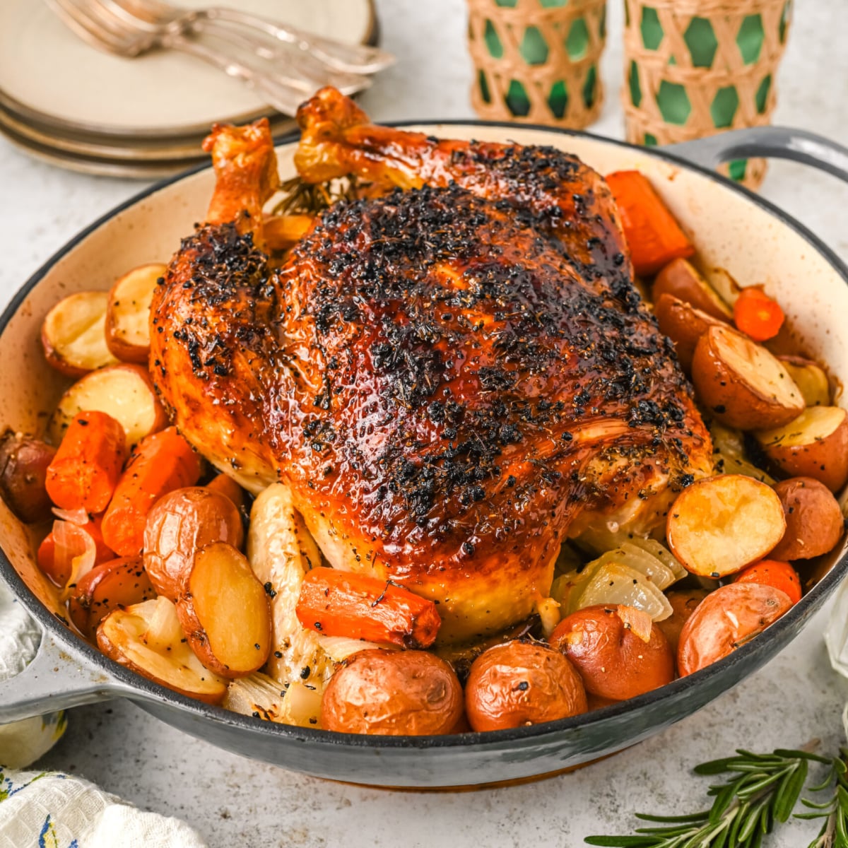 Oven Baked Chicken and Vegetables