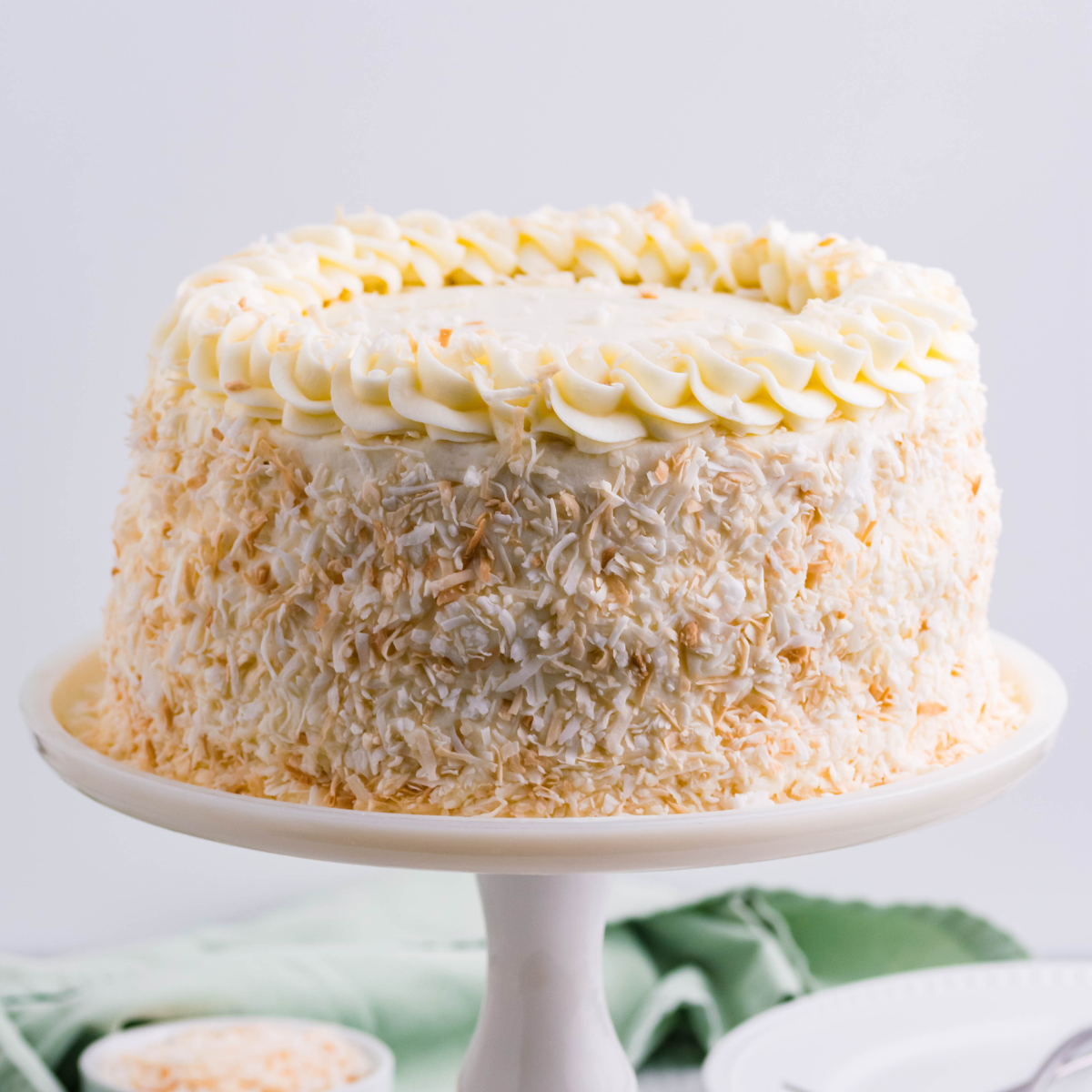 Coconut Custard Cake