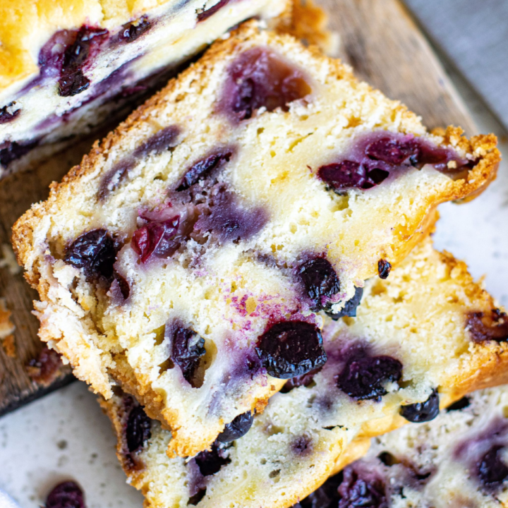 Blueberry Cream Cheese Loaf