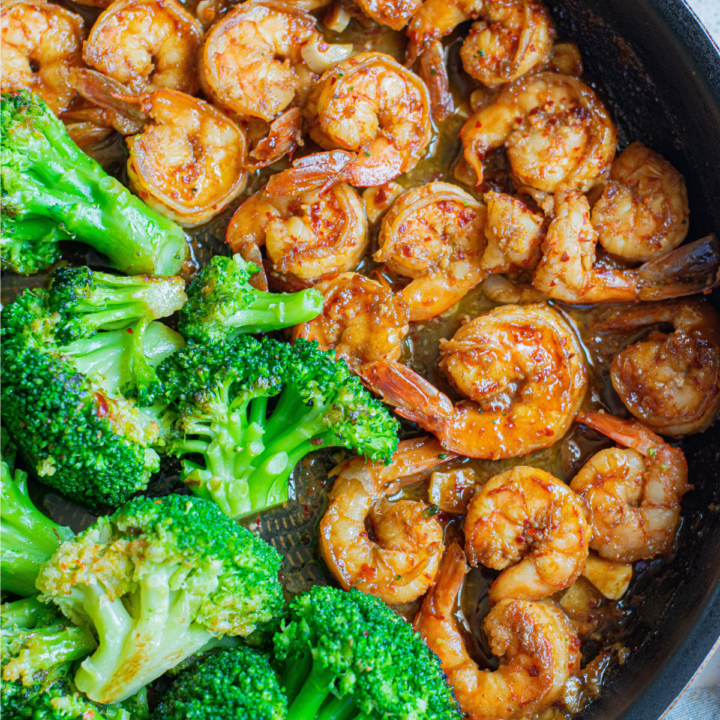 Shrimp and Broccoli Skillet