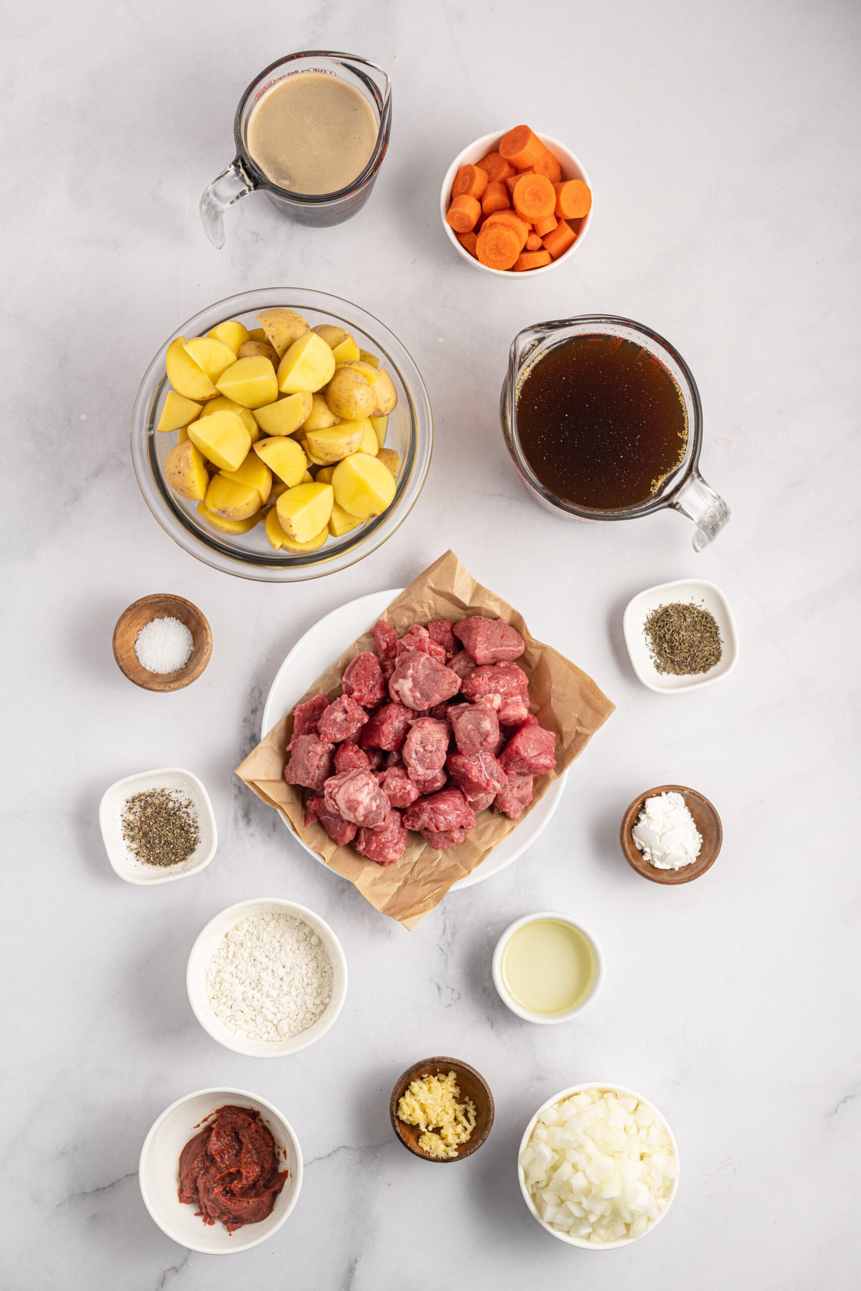 All ingredients needed for this recipe.
