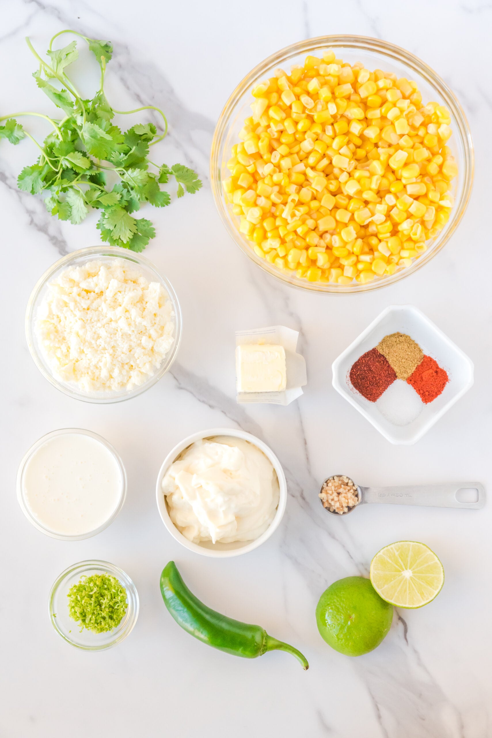 All ingredients needed for this recipe.