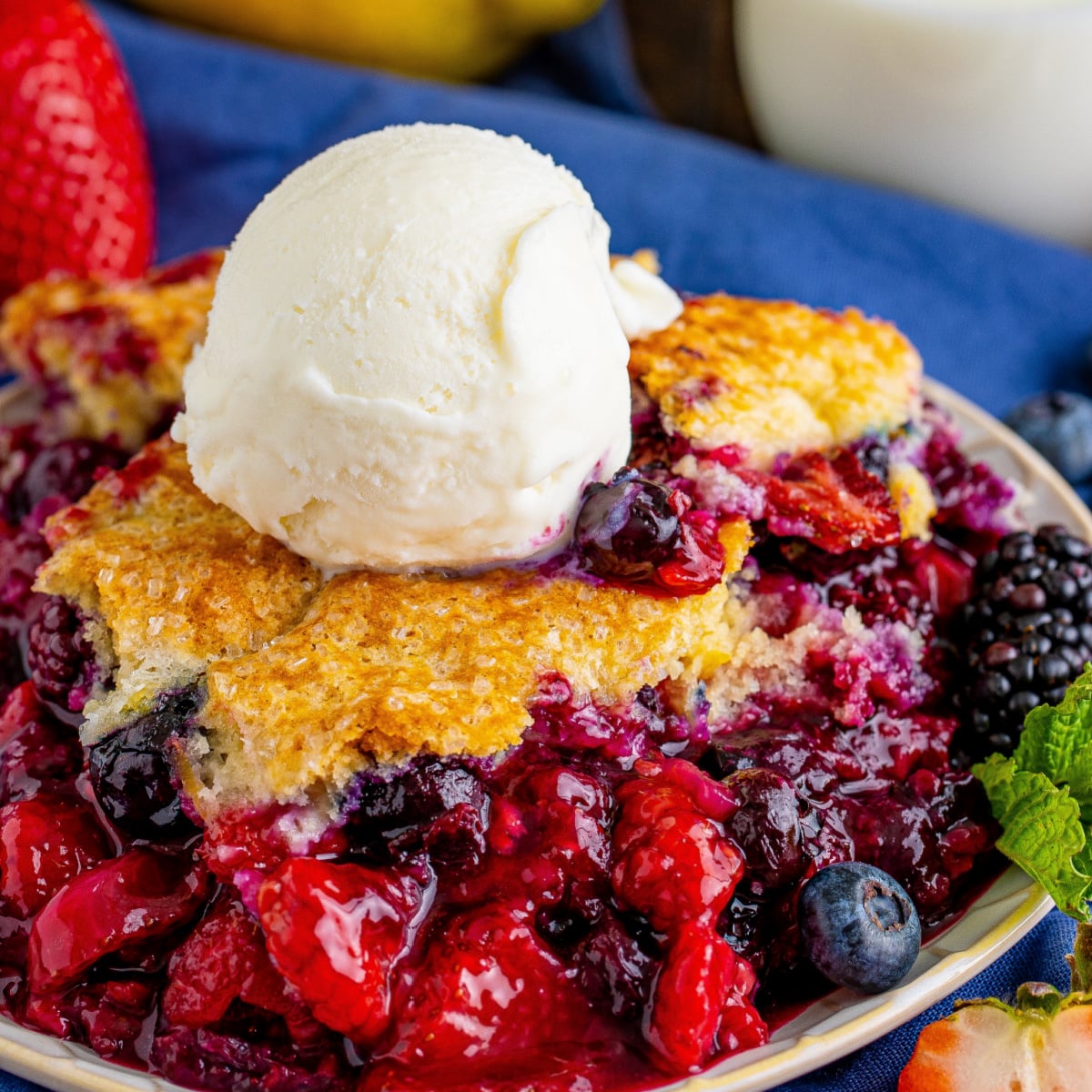 Mixed Berry Cobbler