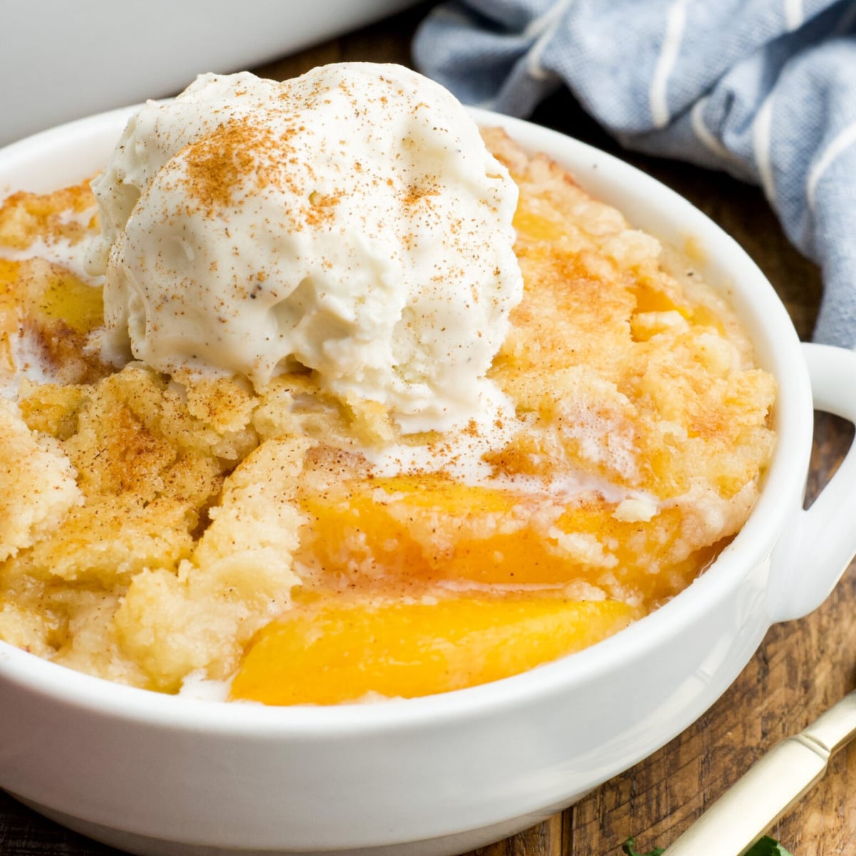 Peach Dump Cake