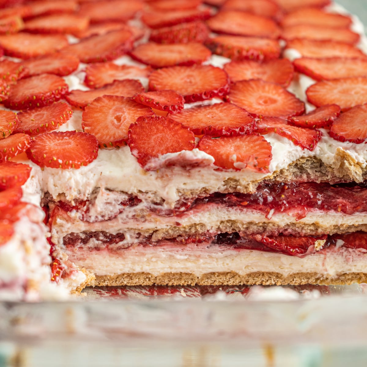 Strawberry Cheesecake Icebox Cake