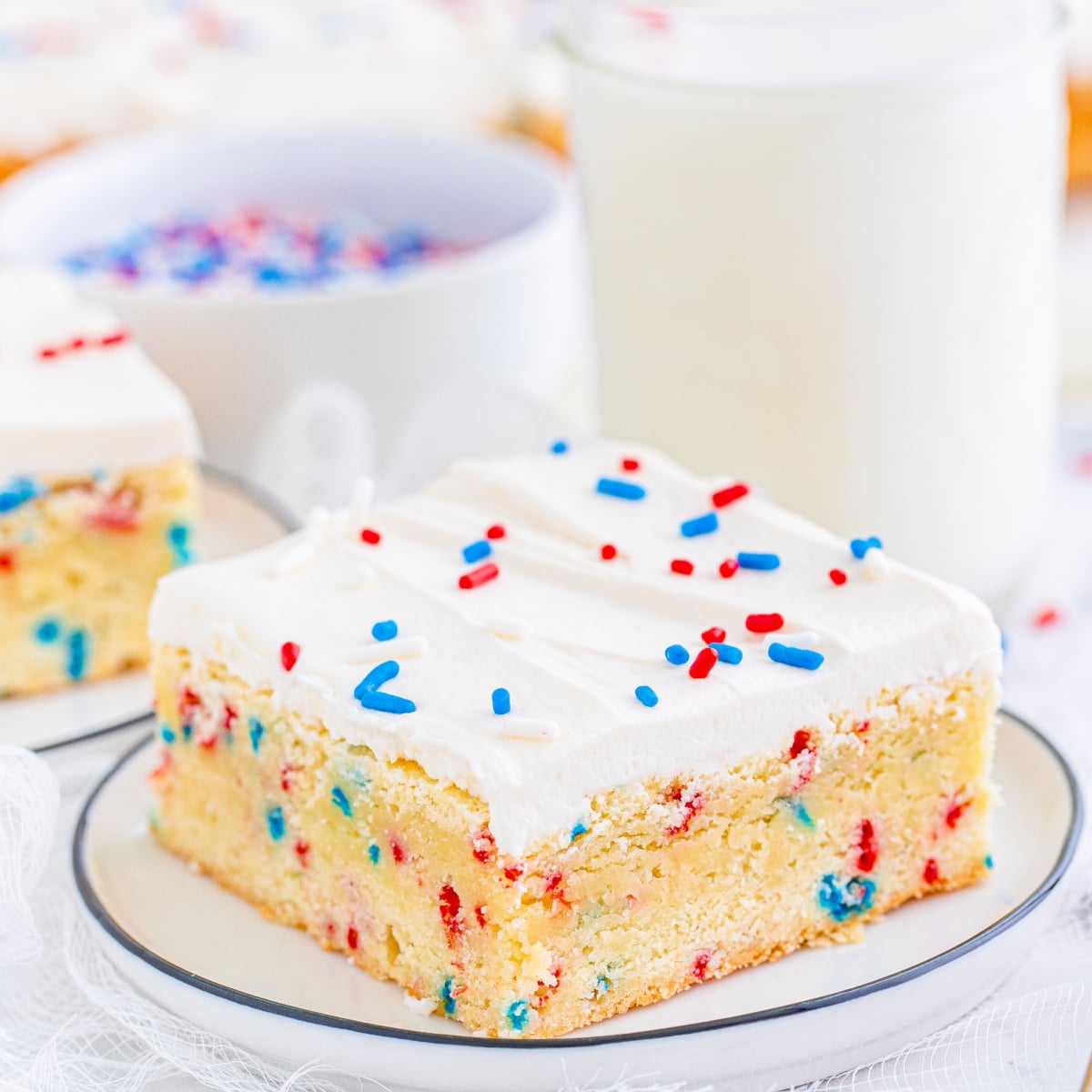 Patriotic Sugar Cookie Bars