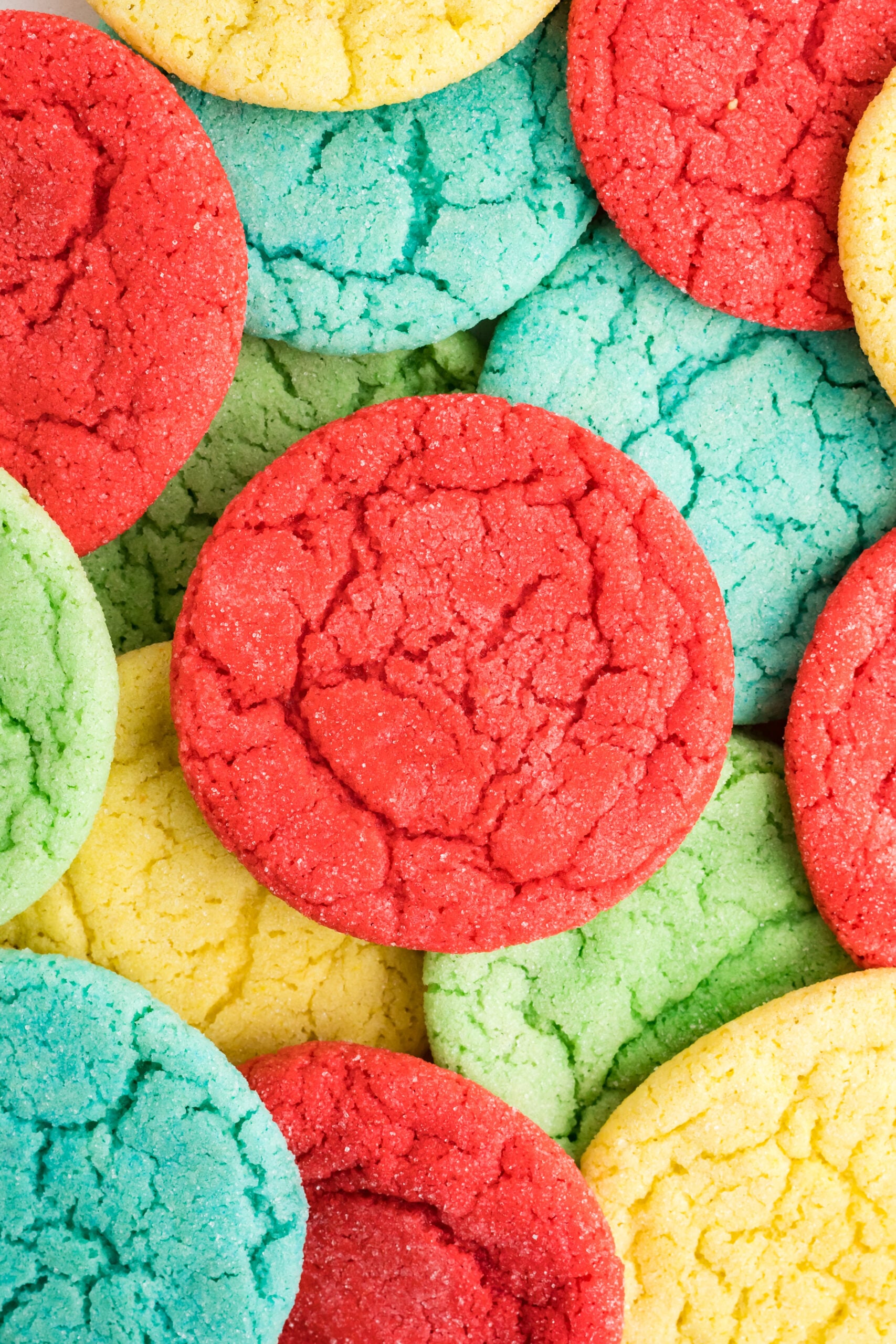 Overhead view of Jello Cookies.