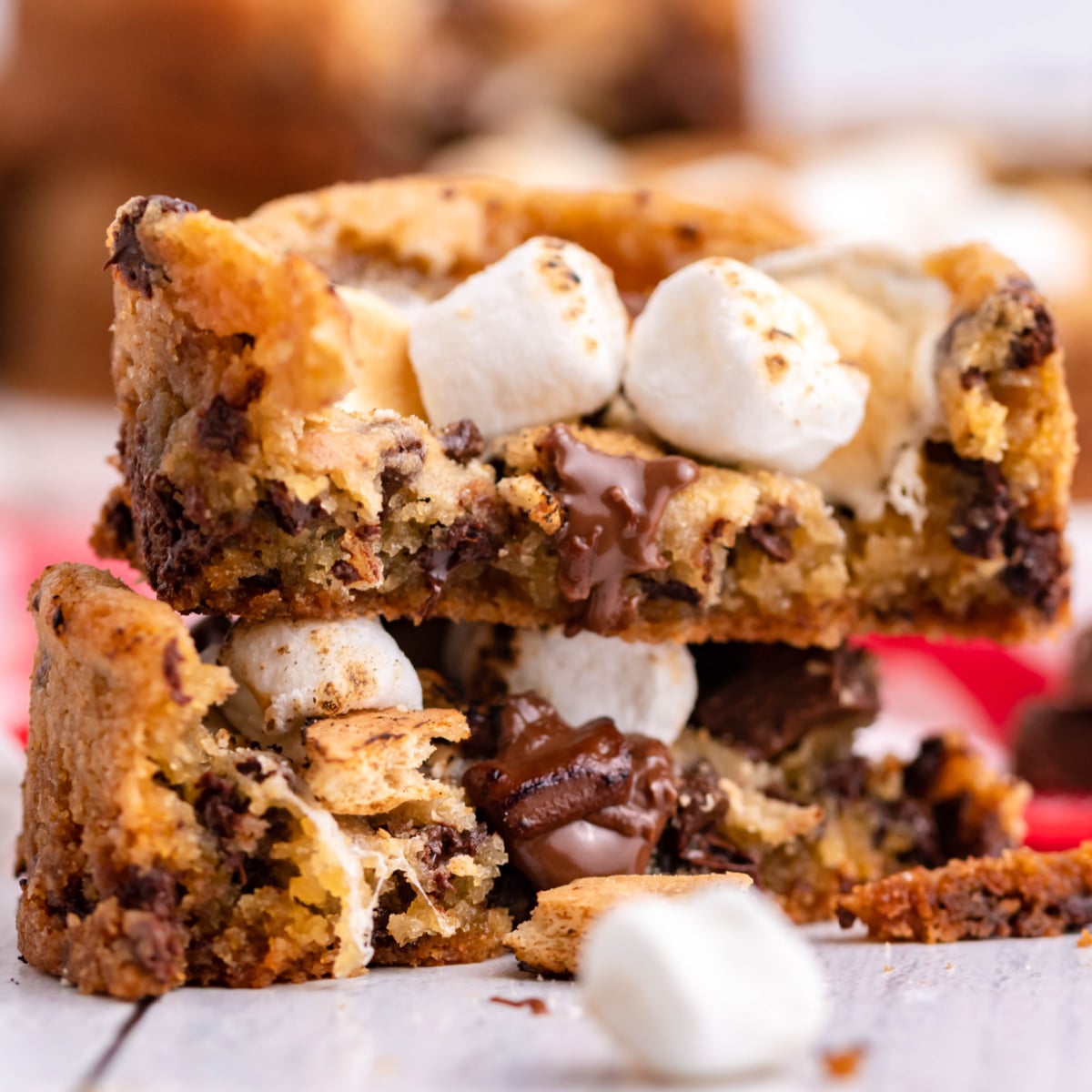 Deep Dish S’mores Cookies