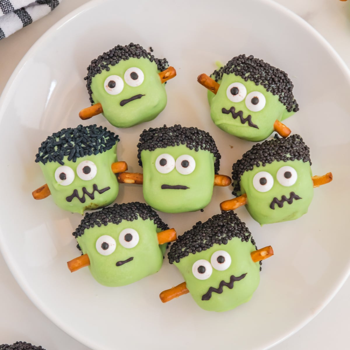 Frankenstein Oreo Balls