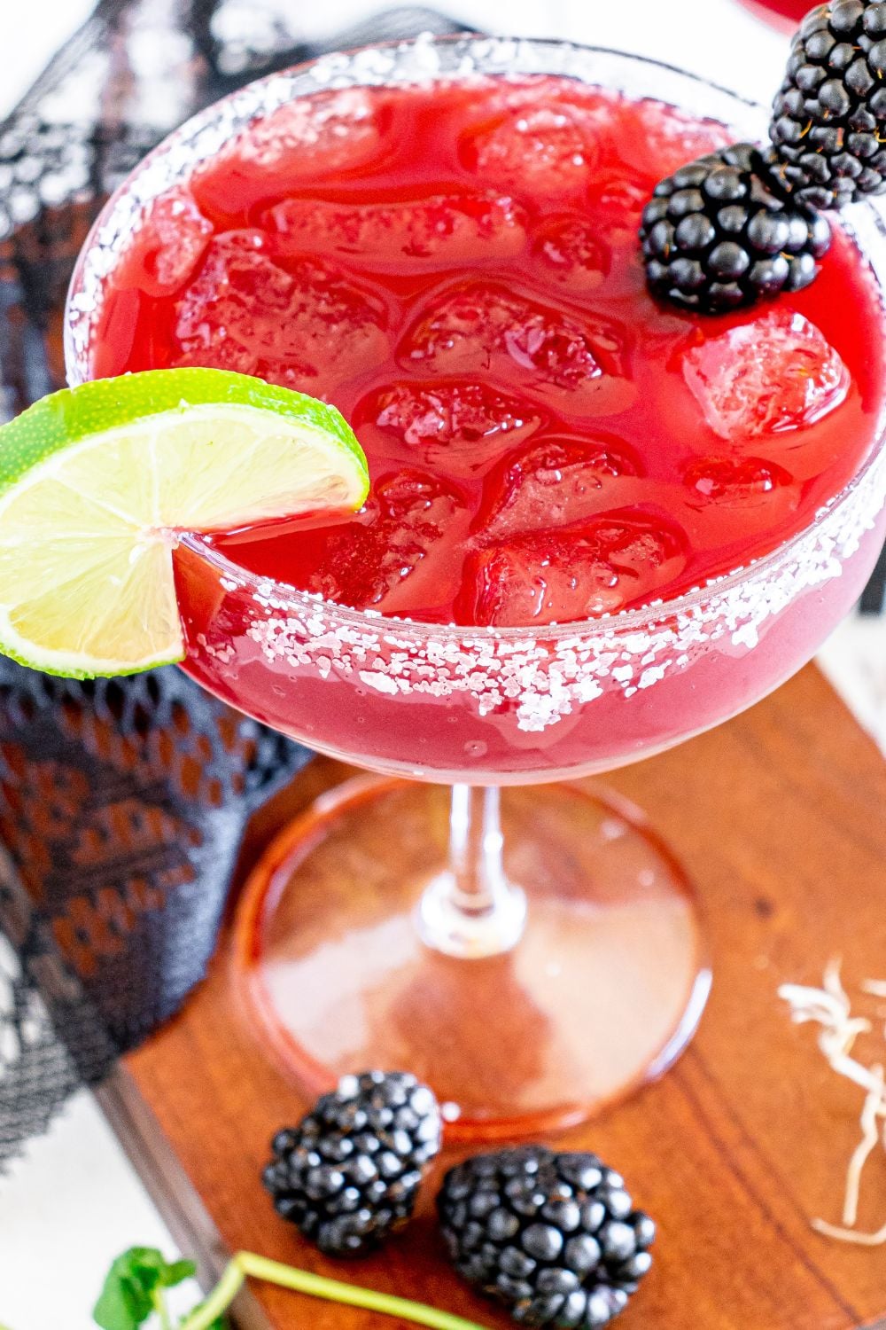 close up view of margarita