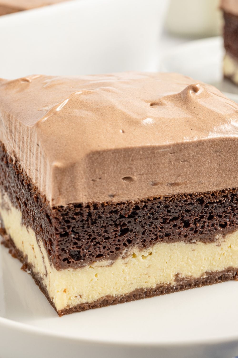 love Italian cake on a plate 