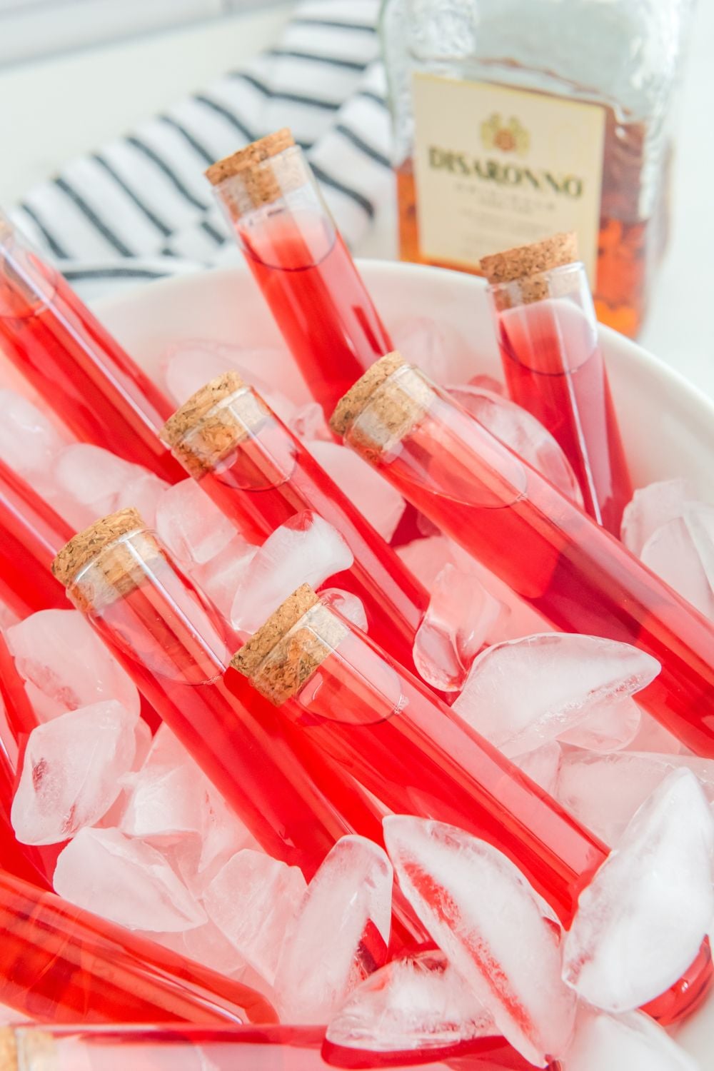 party shots in test tubes