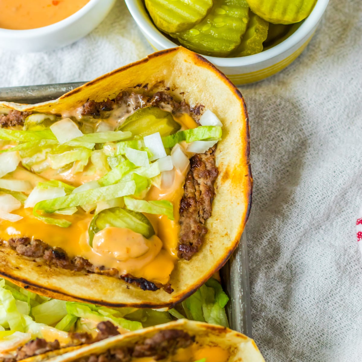 Big Mac Smash Tacos