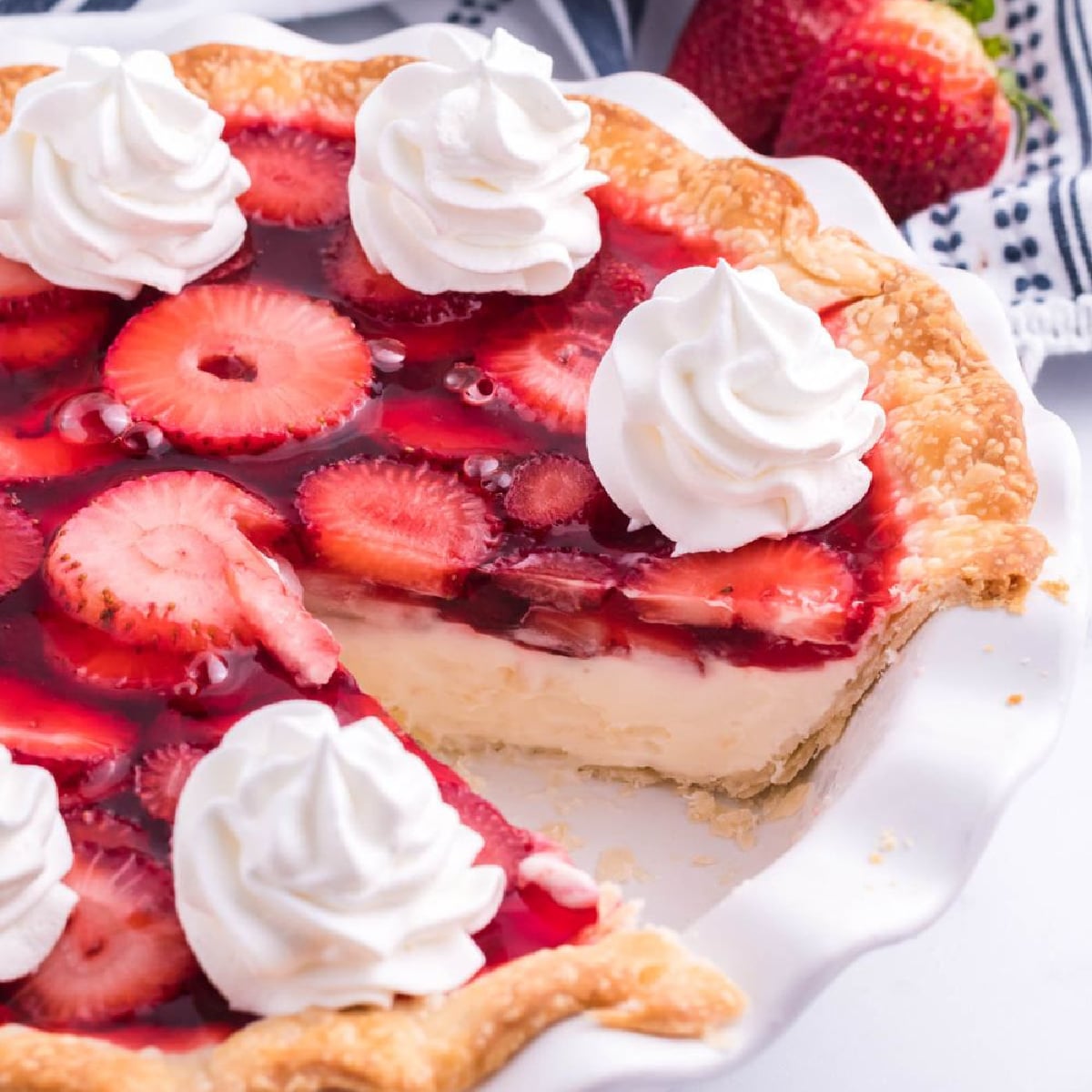 Strawberry Cream Cheese Pie