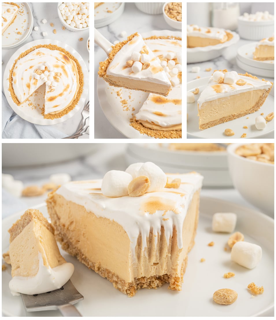 Fluffernutter Pie collage