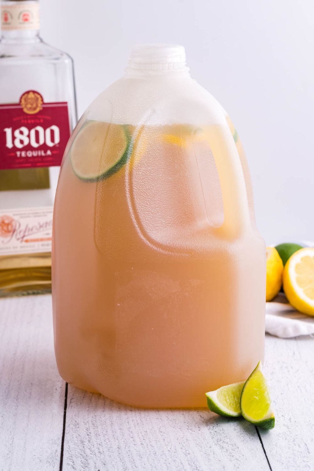 gallon of margarita mixture in a jug