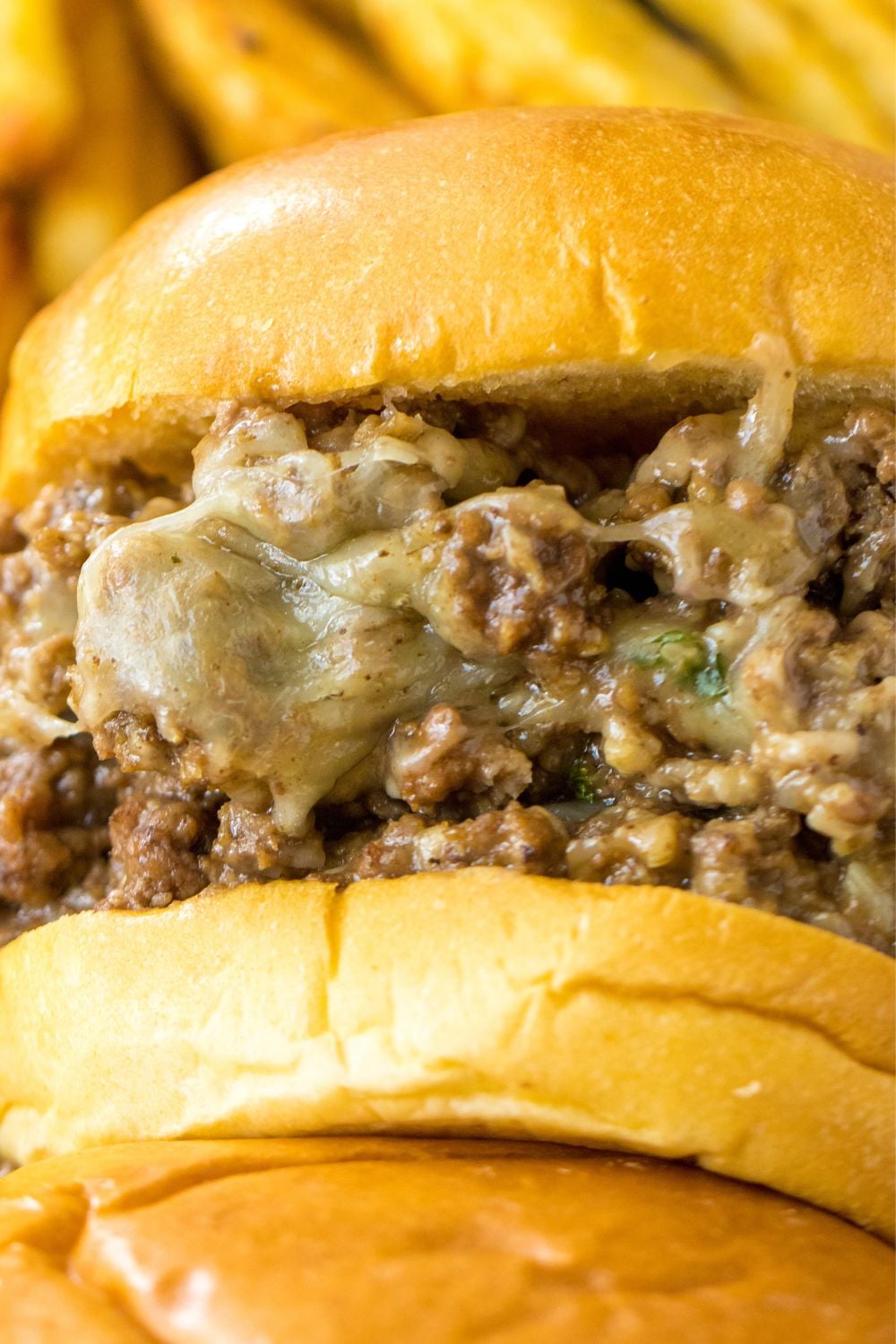 french dip sandwiches on a tray 