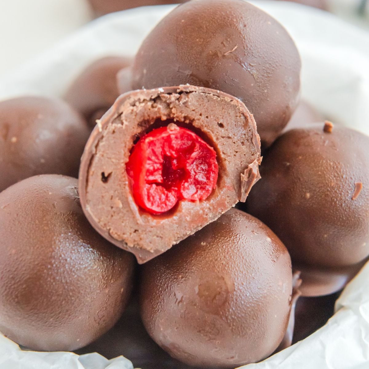 Cherry Brownie Bombs