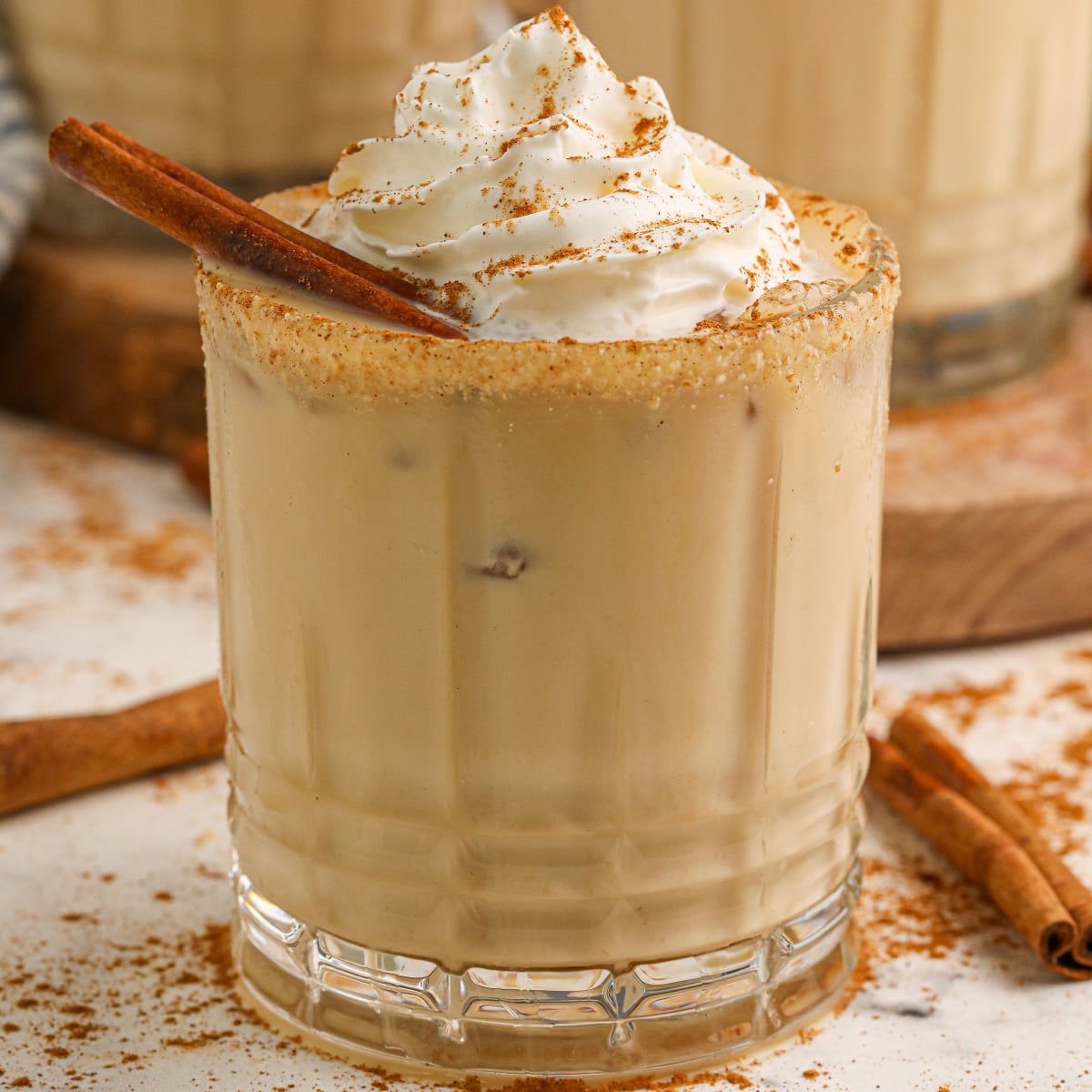 Pumpkin White Russian Cocktail