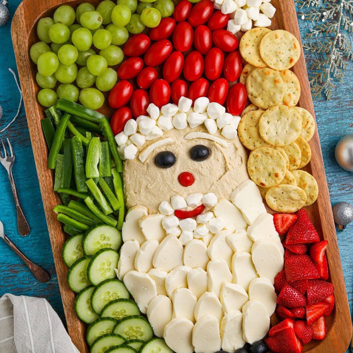 Santa Snack Board