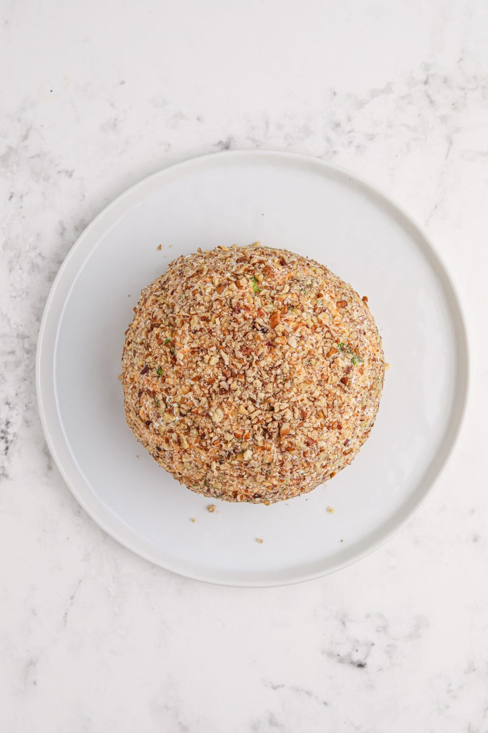 cheeseball rolled in nuts