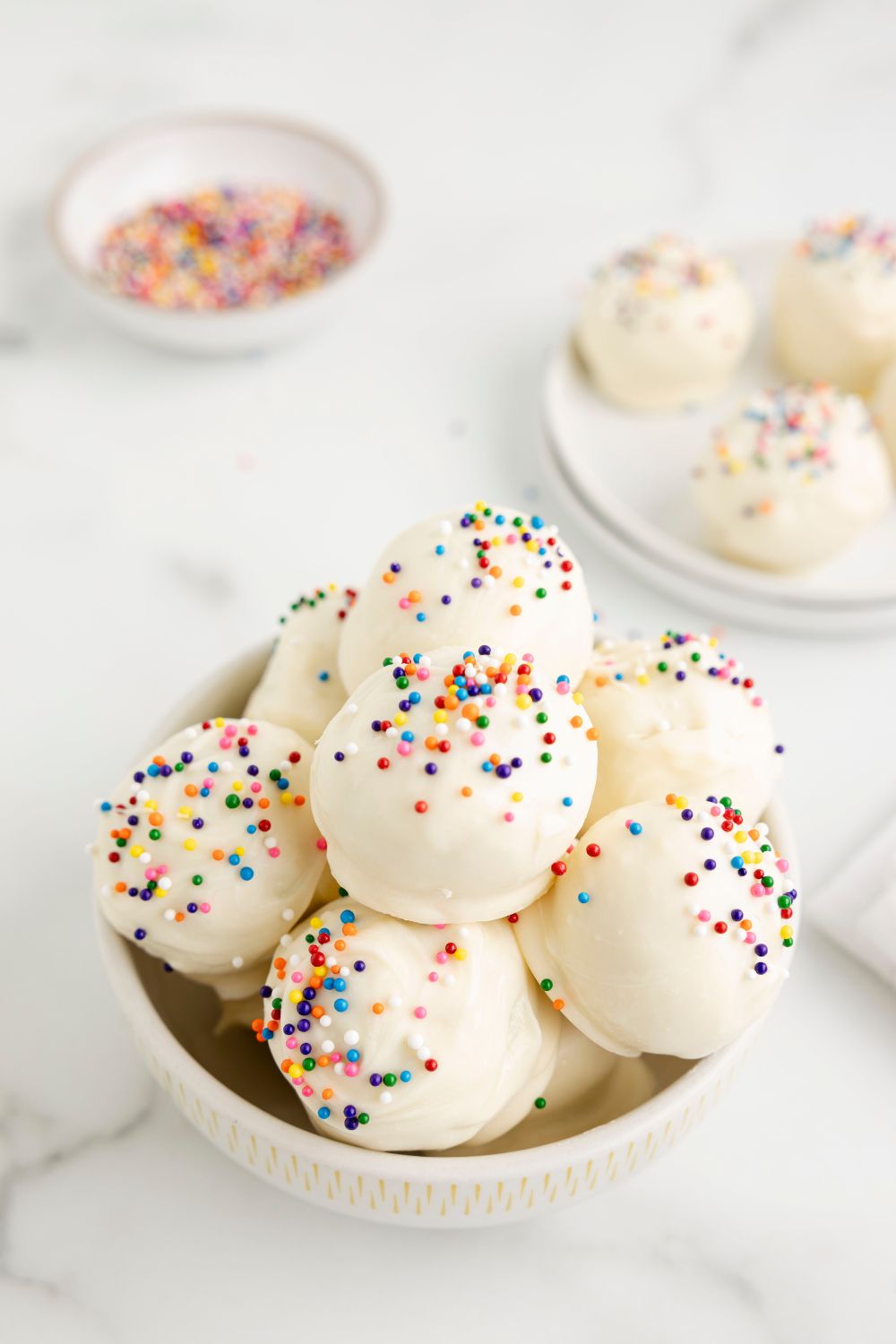 cake balls with sugar cookies