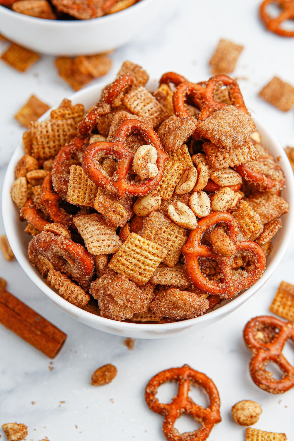 churro mix in a bowl