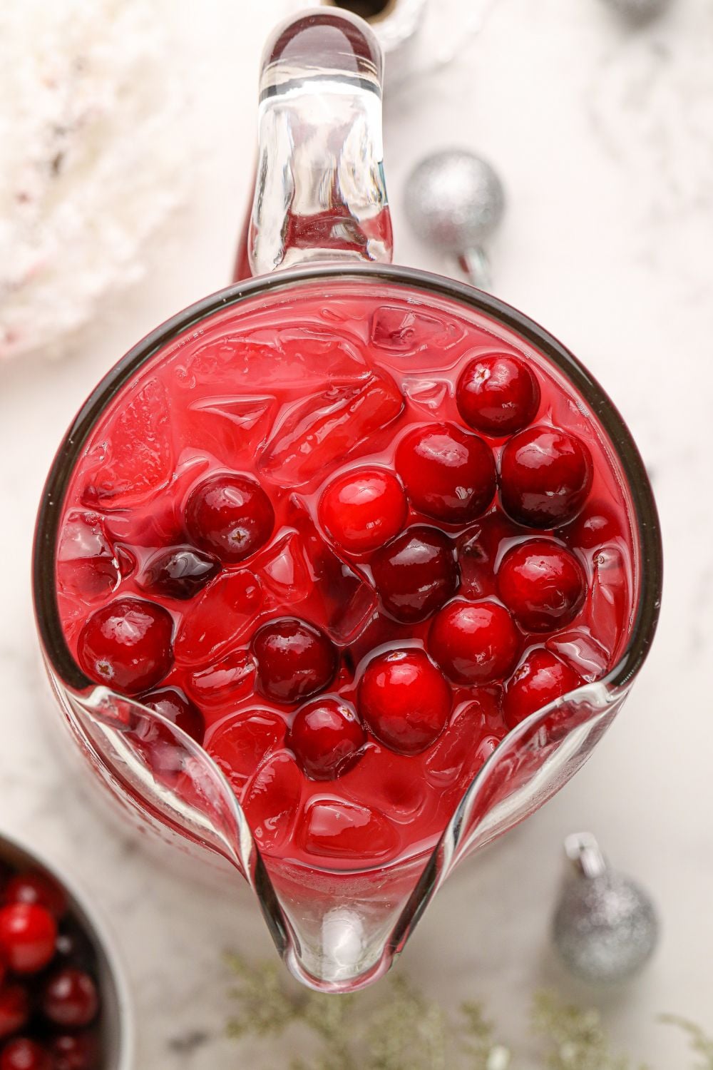 cranberry rosemary mini margarita