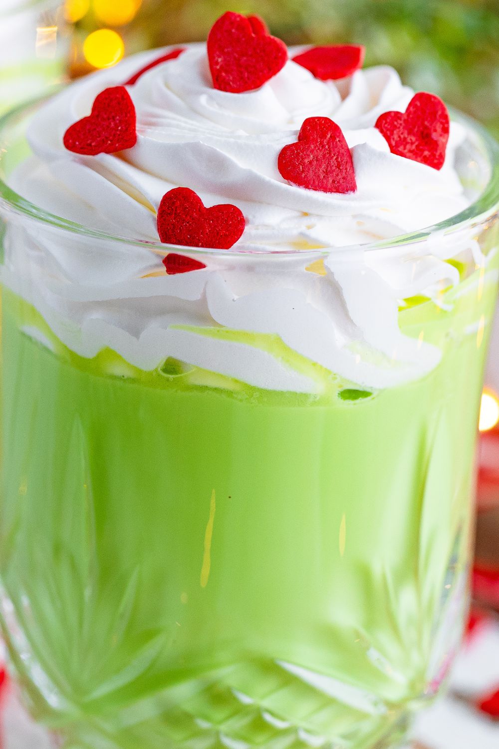grinch mug with hot chocolate