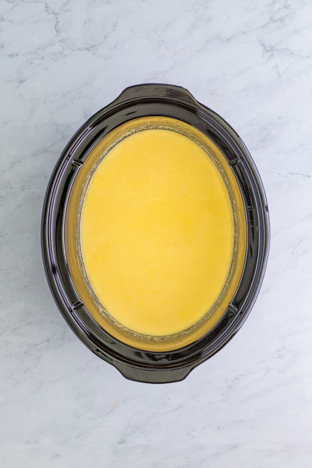 yellow food colored hot chocolate