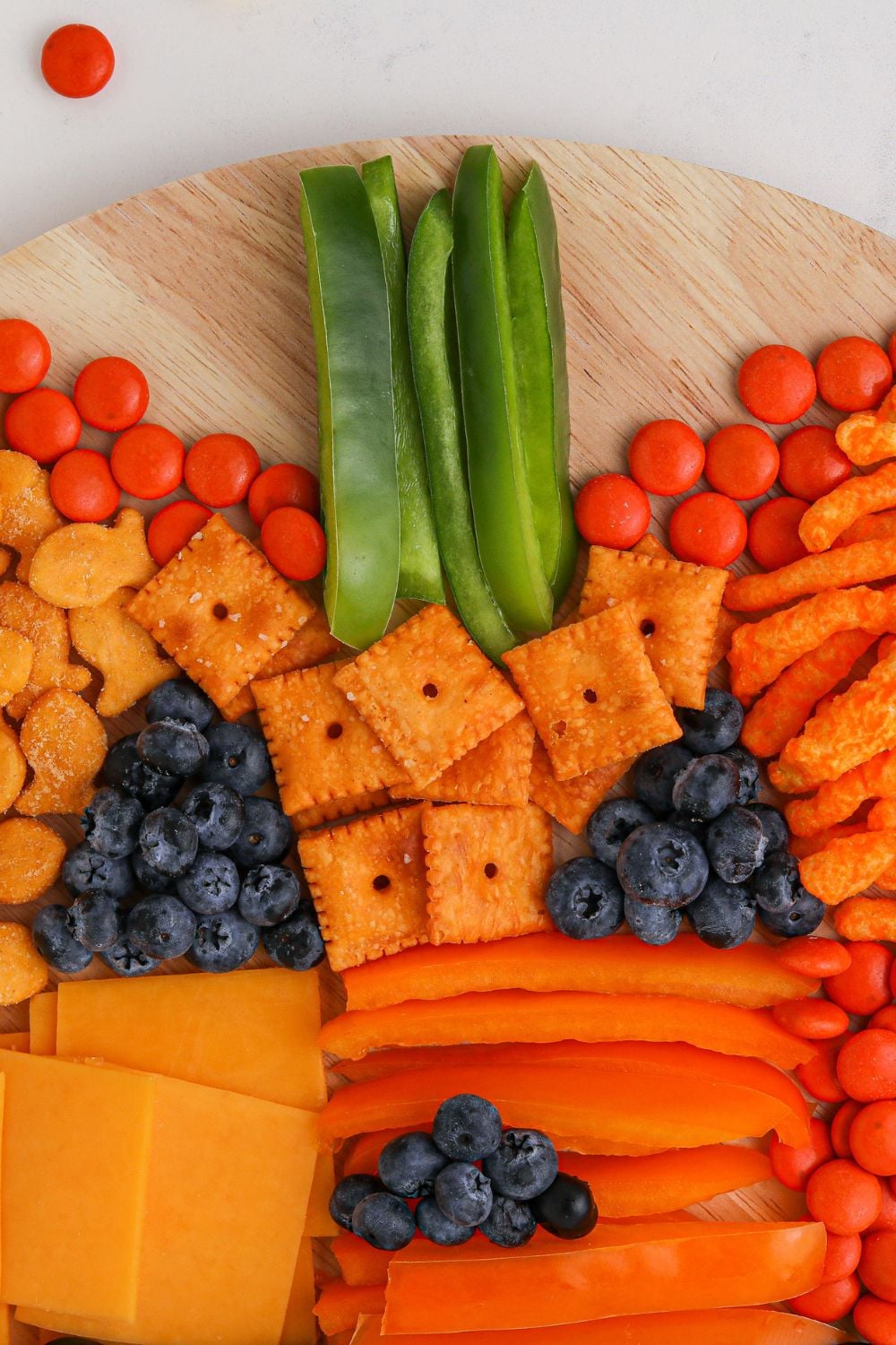 pumpkin snack board