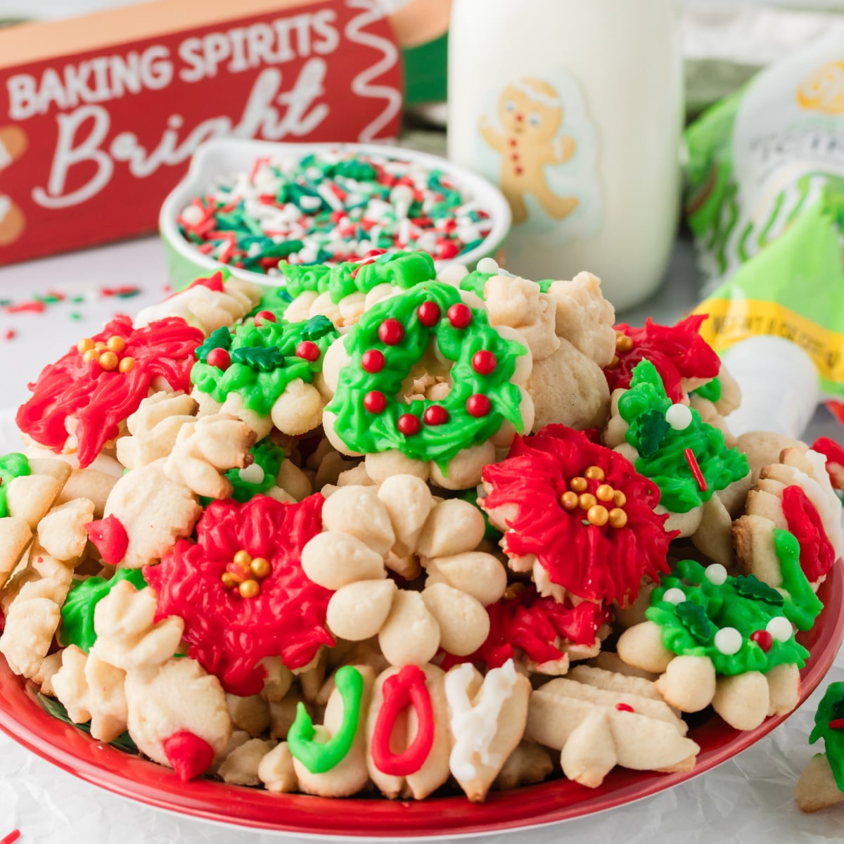 Christmas Spritz Cookies