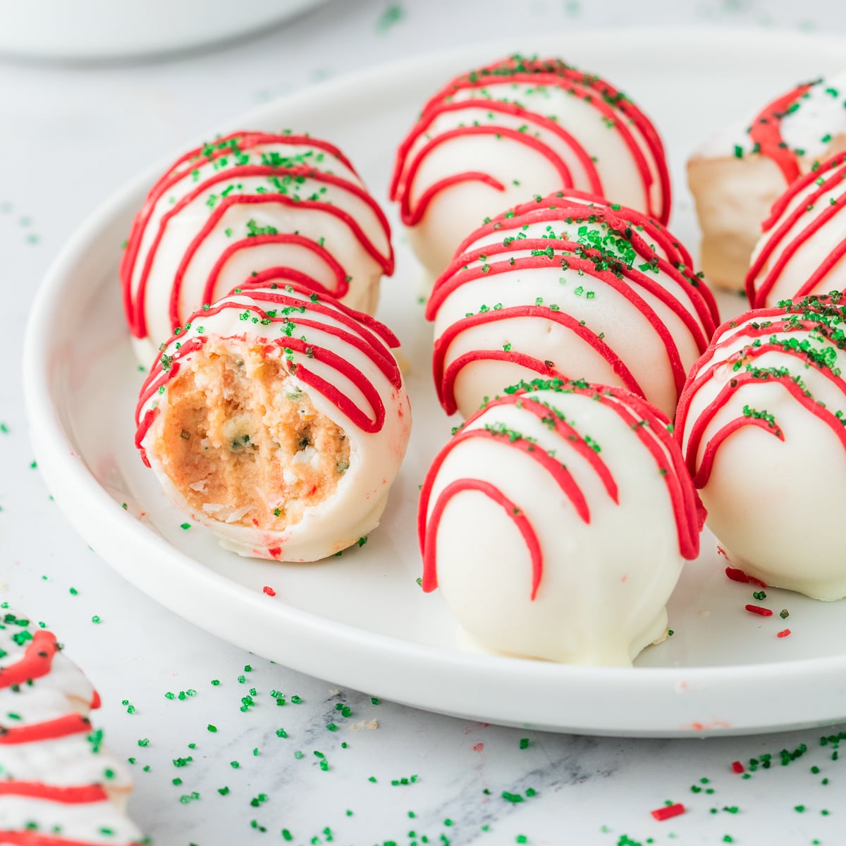 Little Debbie Christmas Tree Cake Truffles