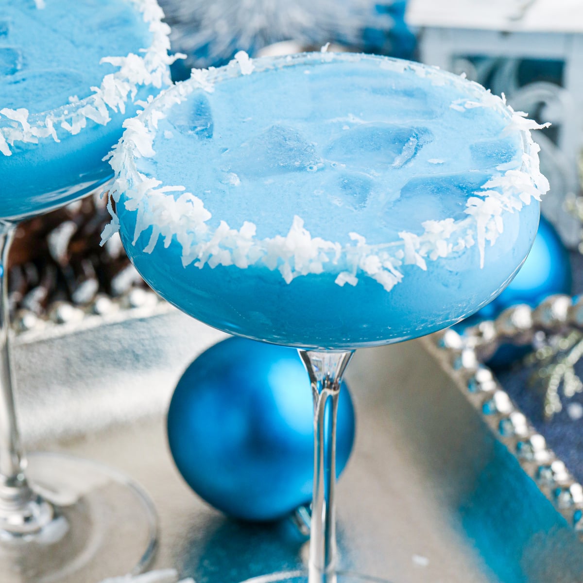Blue Christmas Cocktail