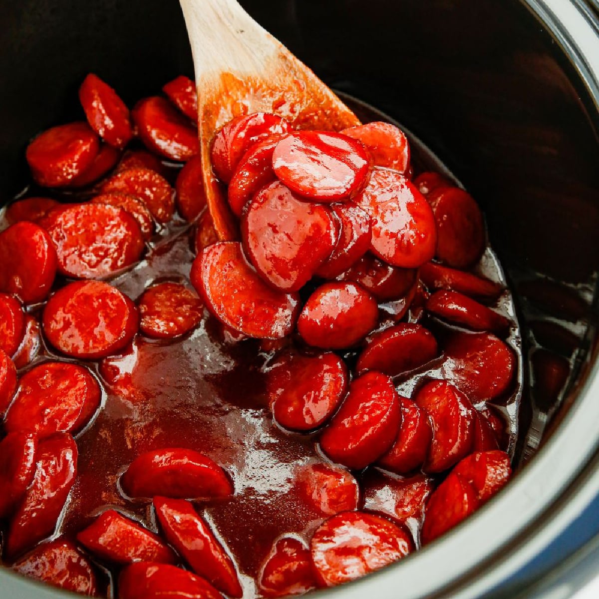 Crockpot Kielbasa Bites