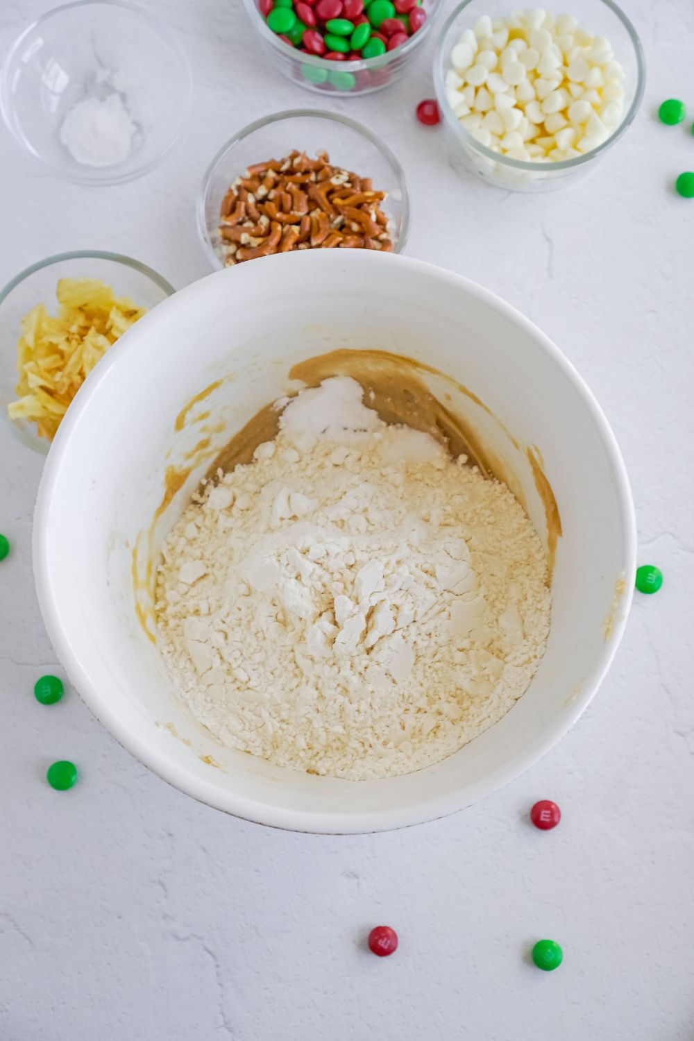 dry ingredients in a bowl