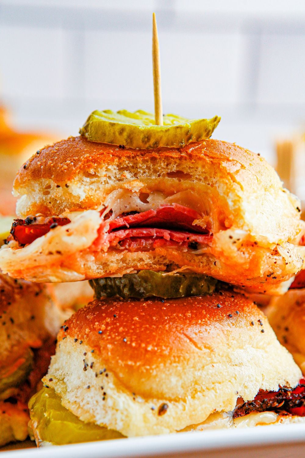 hot pastrami sandwiches