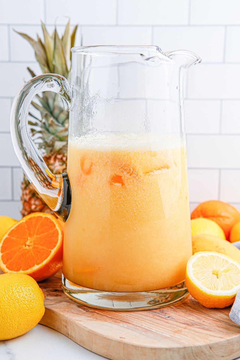 part of lemonade punch in a glass picture 